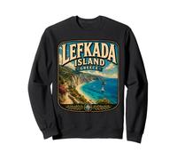 Lefkada Greece vacation to Greece Vintage Ionian Island Sweatshirt