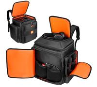LEFOR·Z Travel Backpack for JBL Party Box Encore Essential 2/Encore 2, Portable Speaker Carry Bag Suitable for Encore with Additional Pocket for Microphone, Charger, Cable, Accessories (Black)