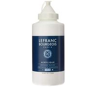 Lefranc and Bourgeois Fine Highly pigmented Acrylic Ink - Good Coverage Cream Homogeneous Texture, Titanweiss, 750ml Tube