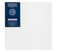 Lefranc Bourgeois 111147 Stretcher Frame Series - Classic, 100% Cotton, 350 g/m², Archival Quality, Acid-Free for Increased Durability, Primed - 50 x 50 cm