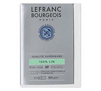 Lefranc & Bourgeois 111208 Stretcher Frame Made from 100% Linen in Premium Quality, Ready to use, Primed with Titanium Dioxide Gesso, Side Nailed on Solid Pine Wood - 0P