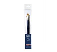 Lefranc & Bourgeois 300236 Paint Brush, Flat Brush - No. 4/8/12, Long Handle, 3