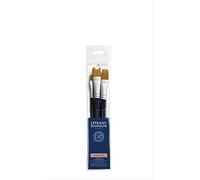 Lefranc & Bourgeois 300237 Paint Brush, Flat Brush - No. 8/16/24, Short Handle, 3