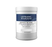 Lefranc & Bourgeois 300658 Gesso, White, Universalgrundierung Acrylic Painting, Ready to Use - Matte Opaque Opaque for Canvas, Paper, Stone, Wood, Plaster, 500ml Pot