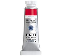 Lefranc & Bourgeois 301172 Linel Gouache Extra Fine and Smooth Watercolours with Maximum Colour Intensity, Luminosity for Streak-Free Application, 14 ml Tube - Ruby Red