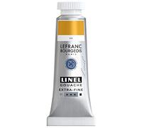 Lefranc & Bourgeois 301233 Linel Gouache Extra Fine and Smooth Watercolours with Maximum Colour Intensity, Luminosity for Streak-Free Application, 14 ml Tube - Gold