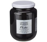 Lefranc Bourgeois Acrylic Vinyl Emulsion, Black, 10.19 x 10.19 x 13.7 cm