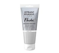 Lefranc Bourgeois Flashe, Extra-Fine Acrylic Vinyl Emulsion, Artists Quality, Fluorescent White, 80ml Tube