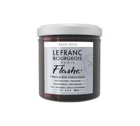 Lefranc Bourgeois Acrylic Vinyl Emulsion, Sepia Brown, 125ml Tube-Vinylfarbe
