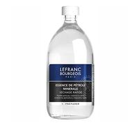Lefranc Bourgeois Artists 'White Spirit, Mineral Based Solvent, Enhances the Matte - Bottle, transparent, 9,8 x 9,8 x 23 cm