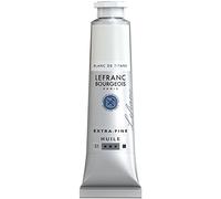 Lefranc Bourgeois Extra-Fine Oil Paint, Artists Quality, Titanium White, 40ml Tube