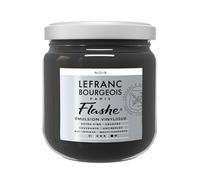 Lefranc Bourgeois Acrylic Vinyl Emulsion, Black, 400ml Topf-Vinylfarbe