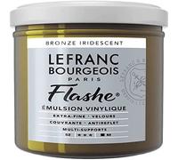 Lefranc Bourgeois Flashe, Extra-Fine Acrylic Vinyl Emulsion, Artists Quality, Bronze Iridescent, 125ml Pot