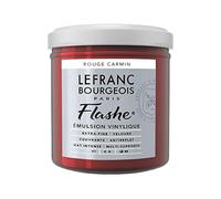 Lefranc Bourgeois Acrylic Vinyl Emulsion, Carmine Red, 125ml Tube-Vinylfarbe