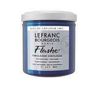 Lefranc Bourgeois Acrylic Vinyl Emulsion, Cerulean Blue Hue, 125ml Tube-Vinylfarbe