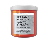 Lefranc Bourgeois Acrylic Vinyl Emulsion, Japanese Orange, 125ml Tube-Vinylfarbe