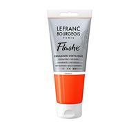 Lefranc Bourgeois Acrylic Vinyl Emulsion, Orange, 80ml Tube-Vinylfarbe