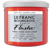 Lefranc Bourgeois Acrylic Vinyl Emulsion, Vermilion Red, 125ml Tube-Vinylfarbe