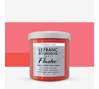 Lefranc & Bourgeois : Flashe : Vinyl Emulsion Paint : 125ml : Fluorescent Orange (206)