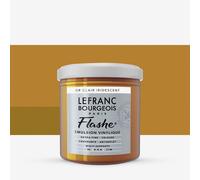 Lefranc Bourgeois Flashe, Extra-Fine Acrylic Vinyl Emulsion, Artists Quality, Light Gold Iridescent, 125ml Pot