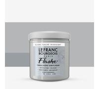 Lefranc Bourgeois Flashe, Extra-Fine Acrylic Vinyl Emulsion, Artists Quality, Pearl White Iridescent, 125ml Pot