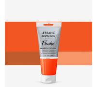 Lefranc Bourgeois Acrylic Vinyl Emulsion, Orange, 80ml Tube-Vinylfarbe