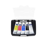 Lefranc & Bourgeois Gouache Tubes of Paint Set, Multi-Colour, multicoloured, Palette Box - 5 Farben