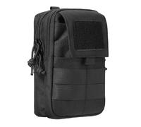 LefRight Multipurpose Tactical Molle Mobile Phone Belt Pouch, Large, Black