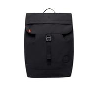 Lefrik - SCOUT backpack - Your best friend with metal closure - 100% recycled polyester - 40x30x16cm - 500g (Black Ripstop), Black Ripstop, M