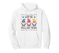 Lefse Rolling Team Christmas Gnome Lefse Lovers Pullover Hoodie