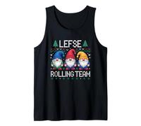 Lefse Rolling Team Christmas Gnome Lefse Lovers Tank Top