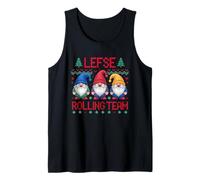 Lefse Rolling Team Christmas Gnome Lefse Tank Top