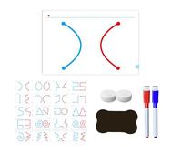 Left And Right Brain Development Cards Brain Training Toys Parent Child Interaction Toys Development Cards（Contains 20 Cards， An Eraser，2pc White Cover And 2pc 5ml Pens） AkJ142 (Blue, 21x14cm)