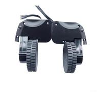 Left and right replacement wheels for Eufy For Robovac R500 15C 25C 30C 35C 11s parts, made to support quiet operation while navigating corners and obstacles (R wheel)