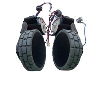 Left and Right Wheels, Compatible for ECOVACS DEEBOT OZMO T8 AIVI, T9, N8, N5, DX5, DJ65, Vacuum Cleaner Accessories Parts(L+R)