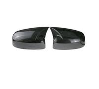 Left And Right Wing Mirror Caps For Focus MK3 2012 2013 2014 2015 2016 2017 2018 Racing-Inspired Design Bright Black/Carbon Fiber Black Mirror Cover Housing(Carbon Fiber Black)