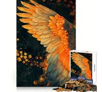 Left Angel Wing Jigsaw Puzzles for Adults1000 Piece Think Sharper Vivid Color Home Play Birthday Idea (50x75cm)
