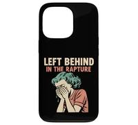 Left Behind in The Rapture Retro Comic Cry Baby FOMO Case for iPhone 13 Pro