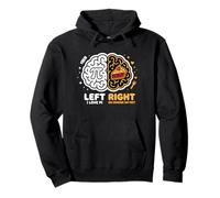 Left Brain Loves Pi Right Brain Loves Pie Funny Students Pullover Hoodie