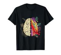 Left Brain Right Brain Art and Science Creativity Design T-Shirt