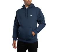 Left Chest Logo Pullover Hoodie Dress Blue S