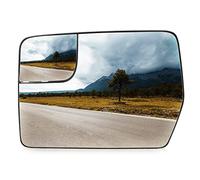 Left Driver Side Heated Blind Spot Convex Side View Mirror Glass Replacement for 2011-2014 Ford F-150 BL3Z-17K707-E