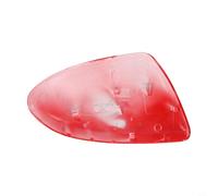 Left Driver Side Mirror Cap Cover Shell for 3 2017-2019, ABS Plastic Exterior Replacement in Multiple Colors(red)