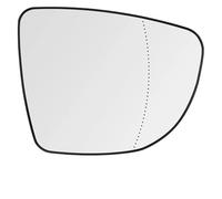 Left Driver Side Mirror Glass For Zoe 2012-2020 Mirror Glass Right Passenger Side Heatable With Support Plate