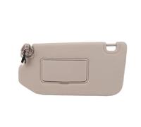Left Driver Side Sun Visor Elegant Beige Mirror Sun Shielding Board for Pathfinder Indonesia R52 QX60 JX35 2012 to 2019 ABS Fabric Mirror (Left)