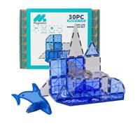 Left Field Toys Magnetics Magnetic Tiles Sea Life Set 30 Pieces Left Field Toys Multicolor