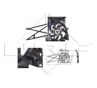 LEFT FITS OPEL VECTRA B 1.6 I FAN, ENGINE COOLING 47013 NRF