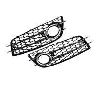 Left Fog Light Grill Compatible With A4 B8 For S-Lines S4 2008-2012 Front Bumper Fog Light Grille Cover Honeycomb Lamp Grill Mesh 8K0807681C 8K0807682C