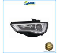 Left Front Headlight - Black Reflector - for Audi A3 2012->2016