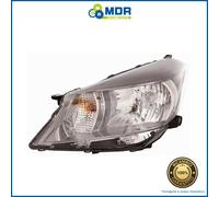 Left Front Headlight Dark Gray Border - SX - for Toyota Yaris 11->14